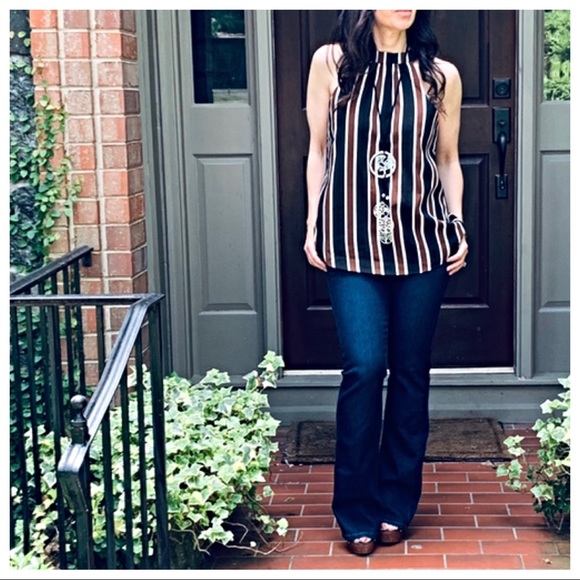 ✨LAST ONE ✨Chic striped sleeveless top - Picture 4 of 8